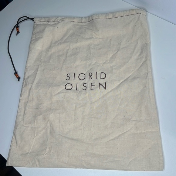 Sigrid Olsen dust bag cover medium beaded drawstring protective bag - Picture 4 of 7